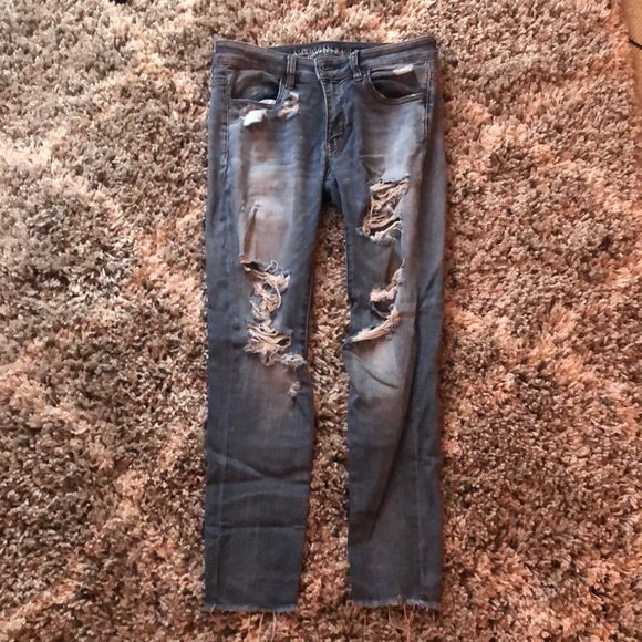 American Eagle Jeggings (Ripped - Picture 2 of 5